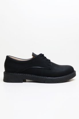 Bağcıklı Düz Taban Kadın Loafer - TABA SÜET - 39 resmi