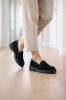 Düz Taban Süet Kadın Loafer - HAKİ - 36 resmi
