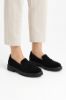Düz Taban Süet Kadın Loafer - HAKİ - 36 resmi