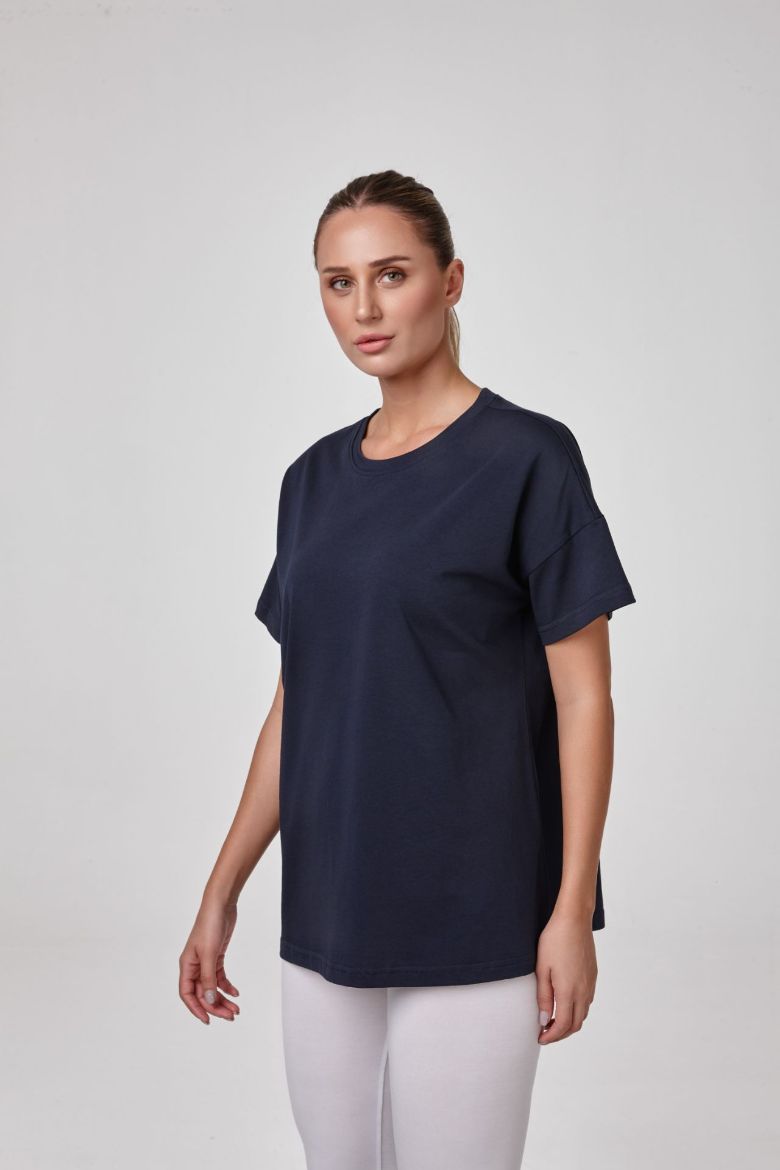 Kadın T-Shirt  LACİVERT P2560LACİVERT resmi