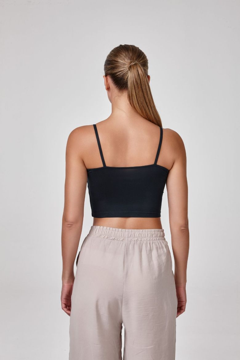 Kadın Askılı Crop Body  LACİVERT P2529LACİVERT resmi