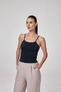 Kadın Ince Askılı T-Shirt Body Fıt Kalıp  LACİVERT P2530LACİVERT