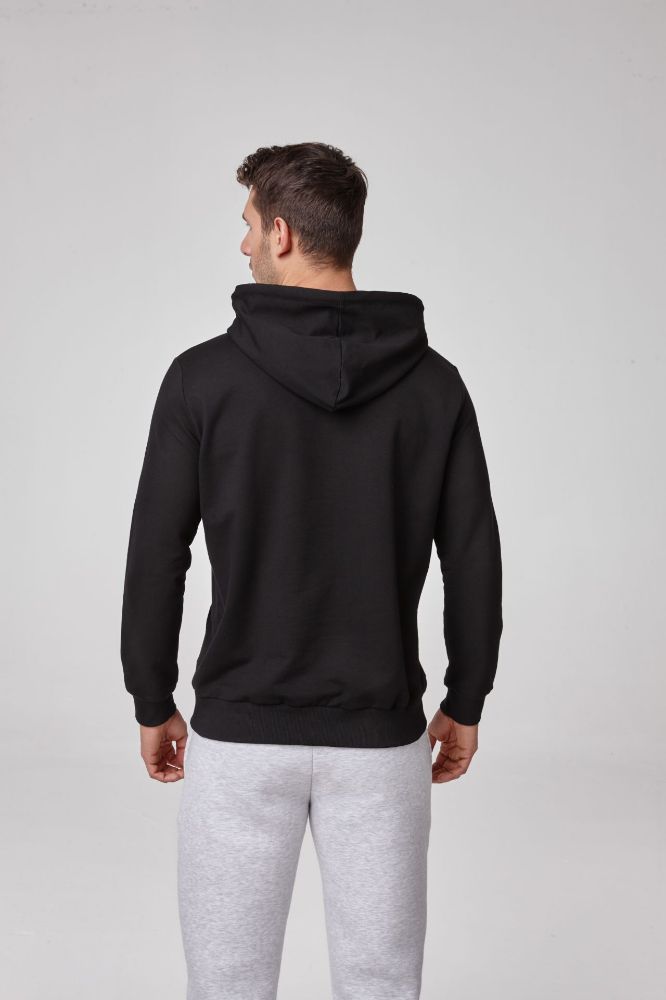 Erkek Kapşonlu Sweatshirt  SİYAH P1803SİYAH resmi
