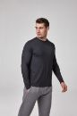 Erkek Sıfır Yaka Uzun Kollu T-Shirt   ANTRASİT P1620ANTRASİT
