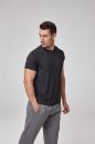 Erkek Kısa Kollu Sıfır Yaka T-Shirt  ANTRASİT P1608ANTRASİT
