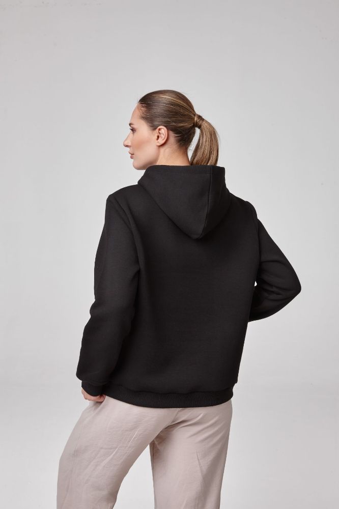 Üç Iplik Kadın Sweatshirt  SİYAH P2959SİYAH resmi